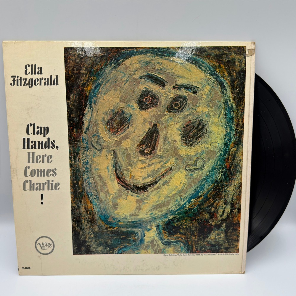 Ella Fitzgerald Clap Hands Here Comes Charlie Vinyl LP Verve V-4053 Mono 1961